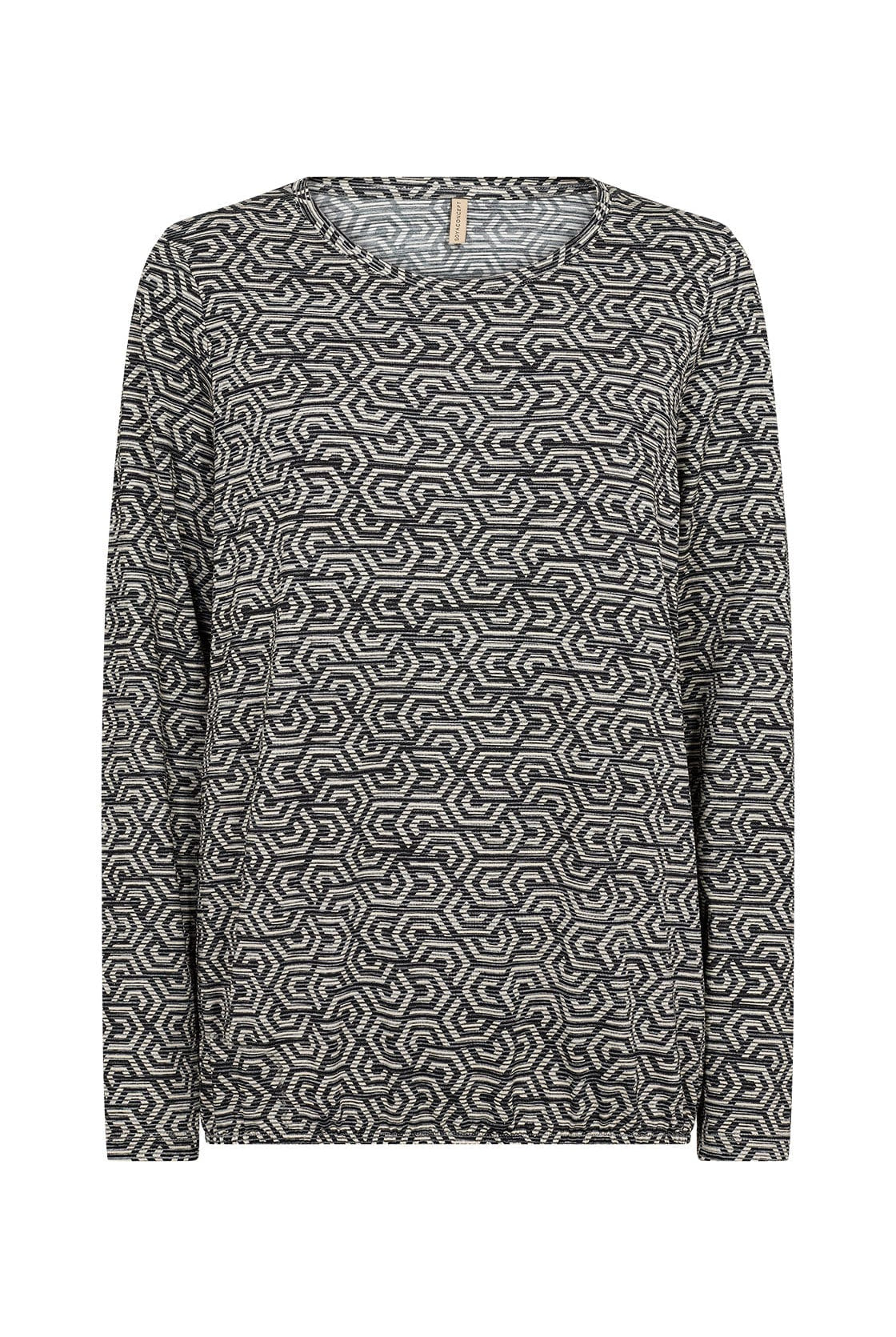 Soya Concept Galina Blouse - Black Combi