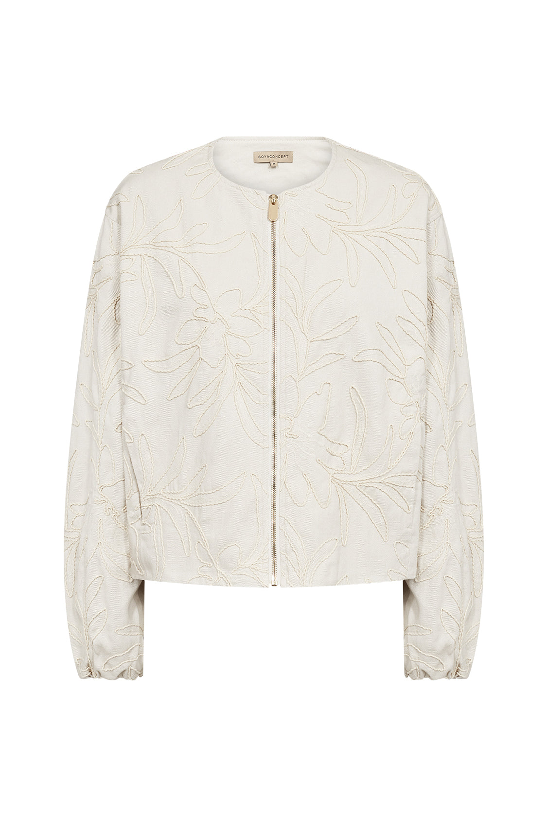 Soya Concept Gerda Embroidered Jacket - Cream