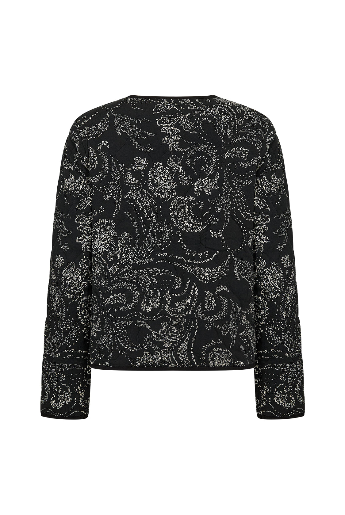 Soya Concept Gerdis Quilted Paisley Jacket - Black Combi