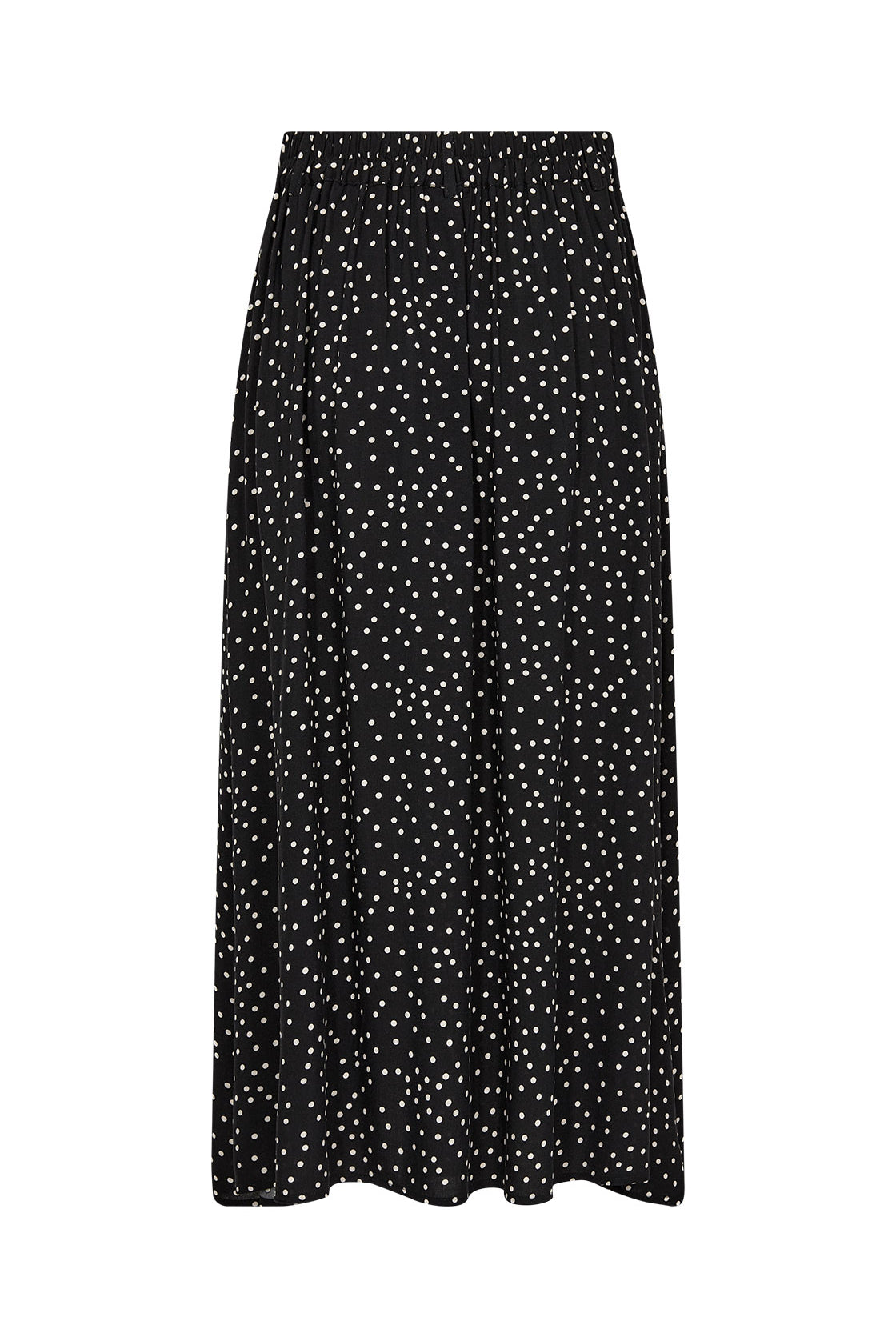 Soya Concept Gilda Polka Dot Midi Skirt - Black Combi