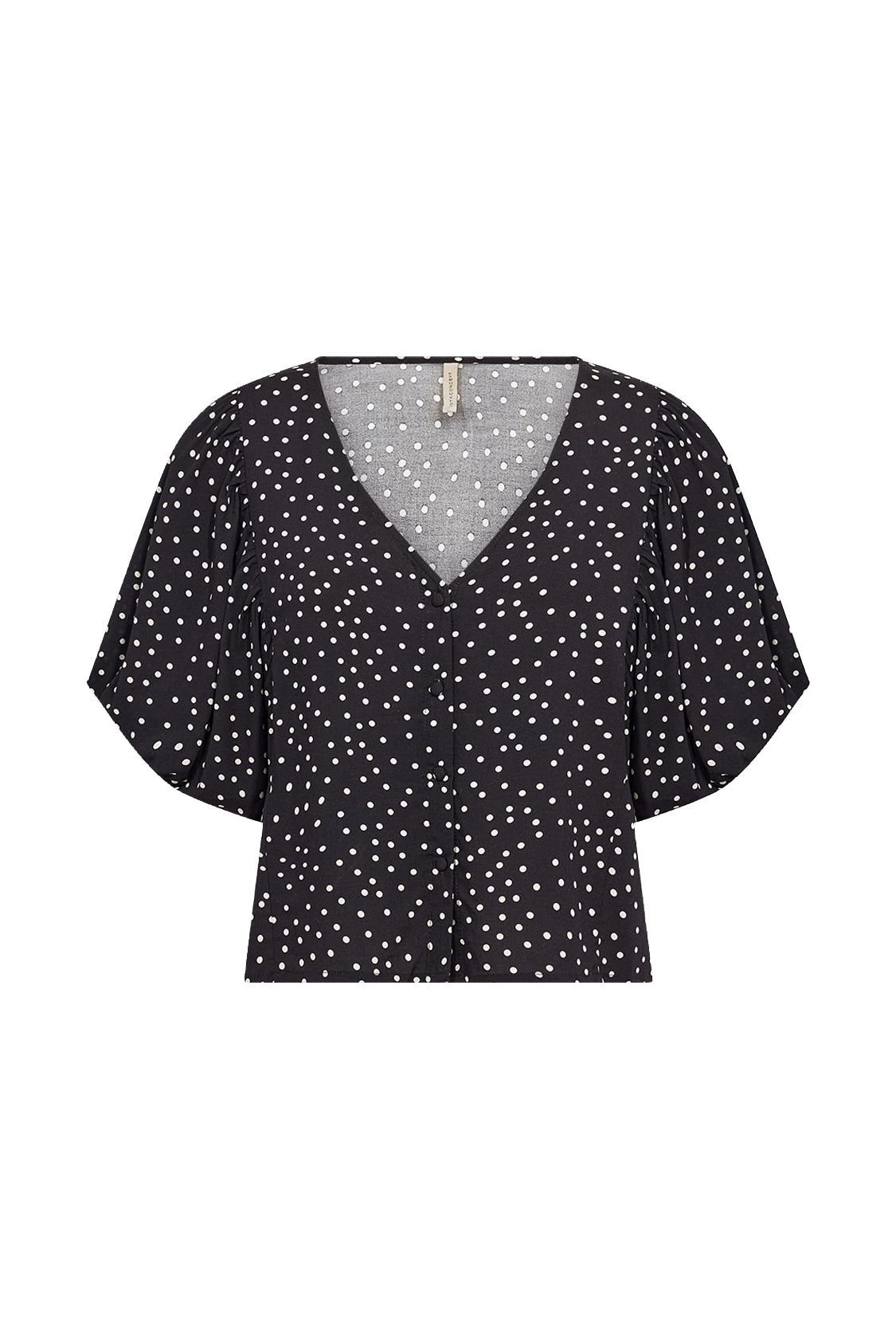 Soya Concept Gilda Spotty Blouse - Black Combi