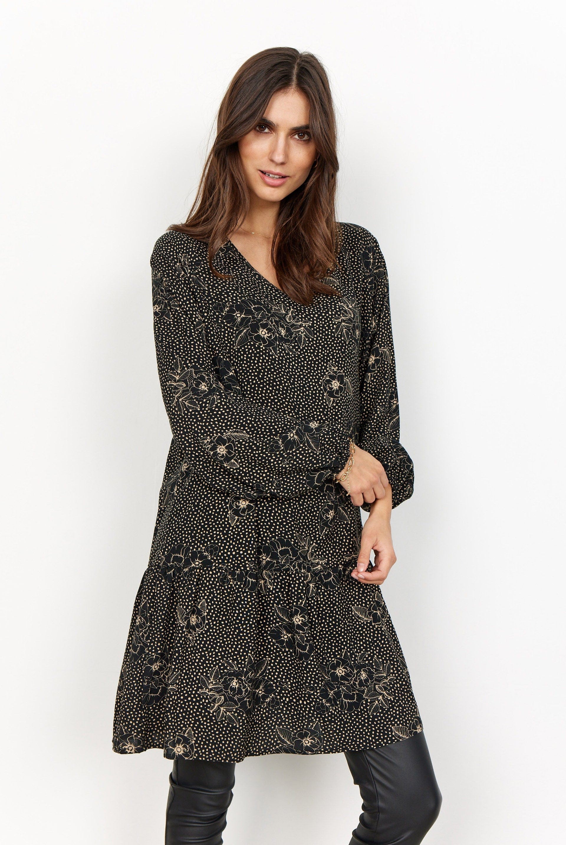 Soya Concept Gillian Dress - Black Combi