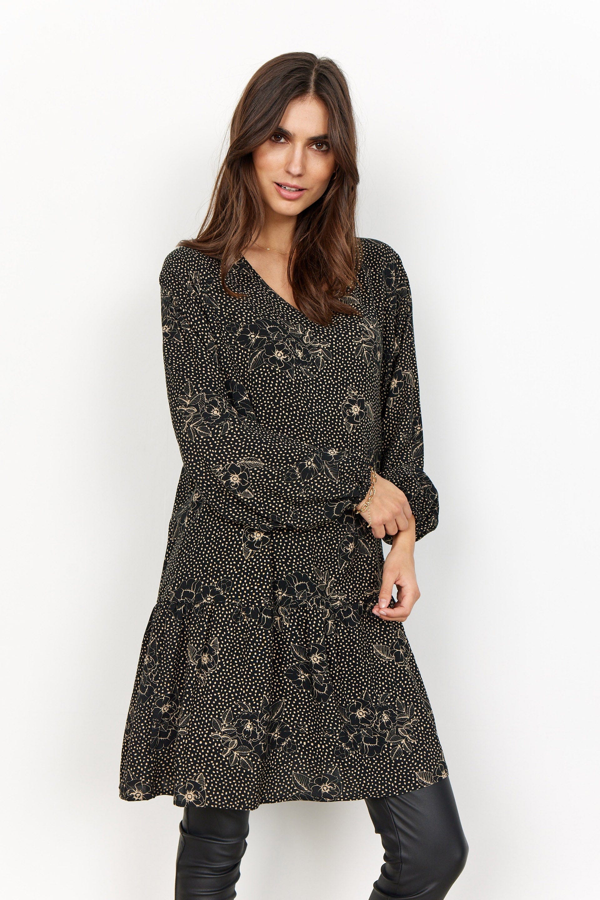 Soya Concept Gillian Dress - Black Combi