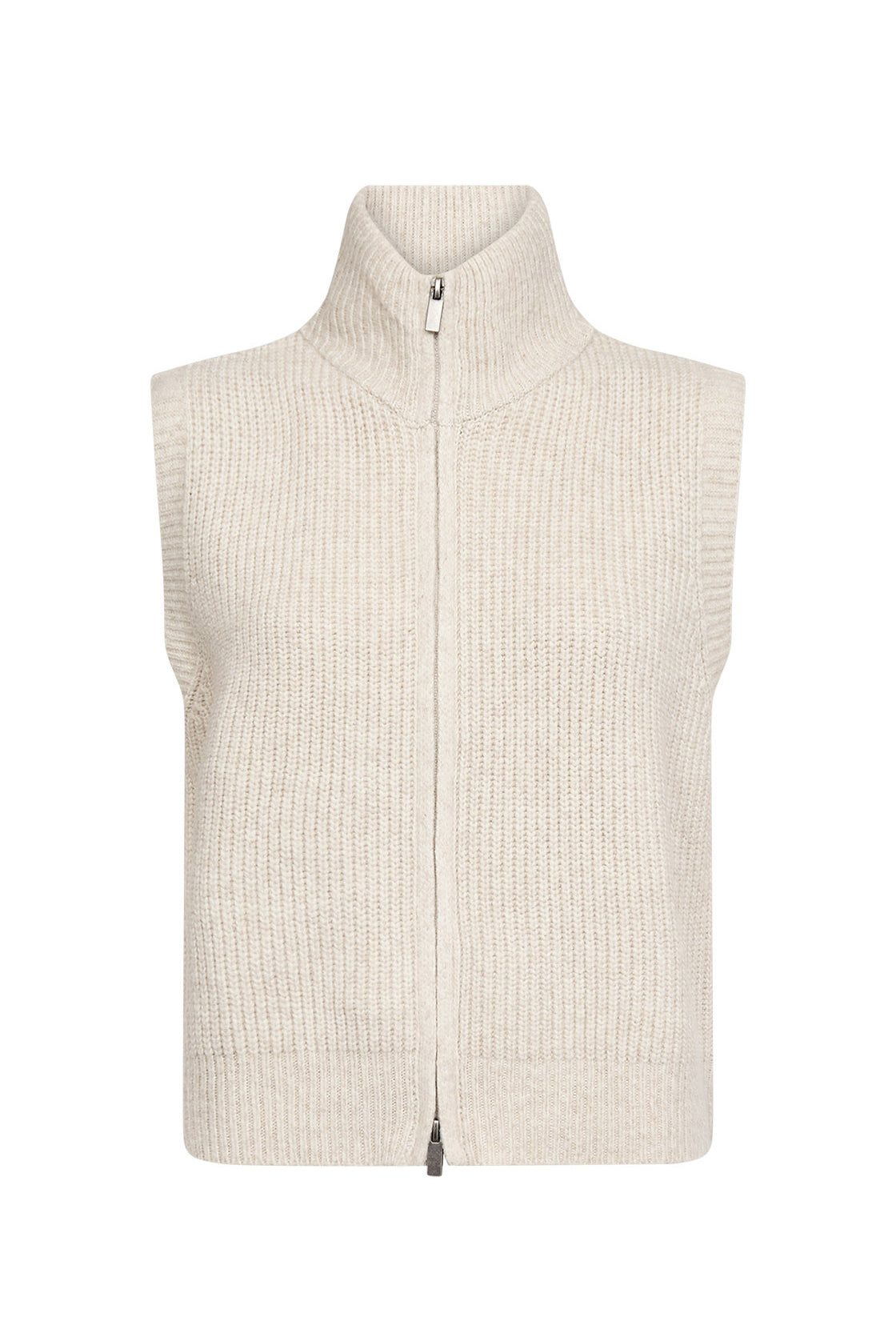 Soya Concept Gith Sleeveless Jumper - Cream Melange