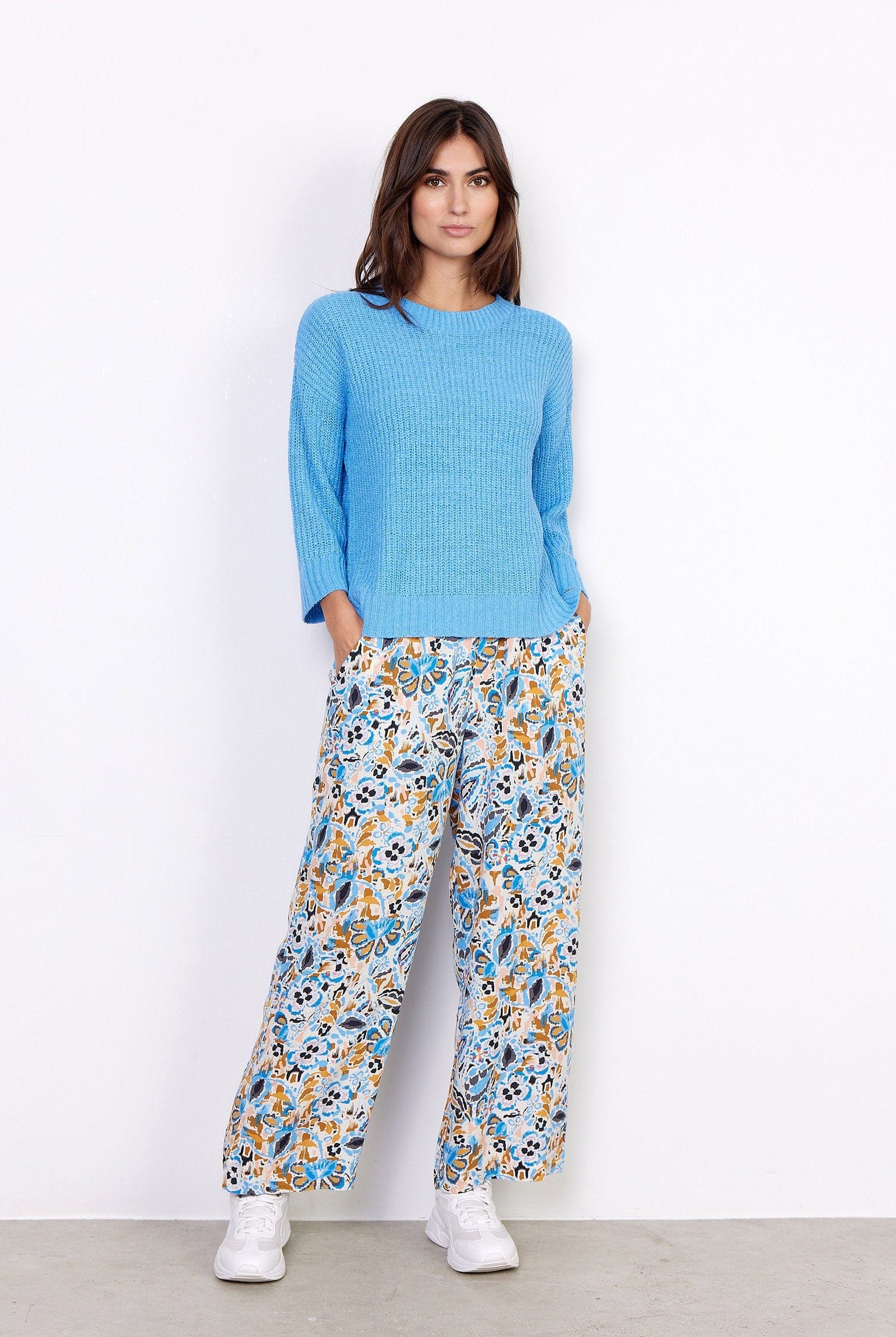 Soya Concept Glenda Jumper - Sky Blue