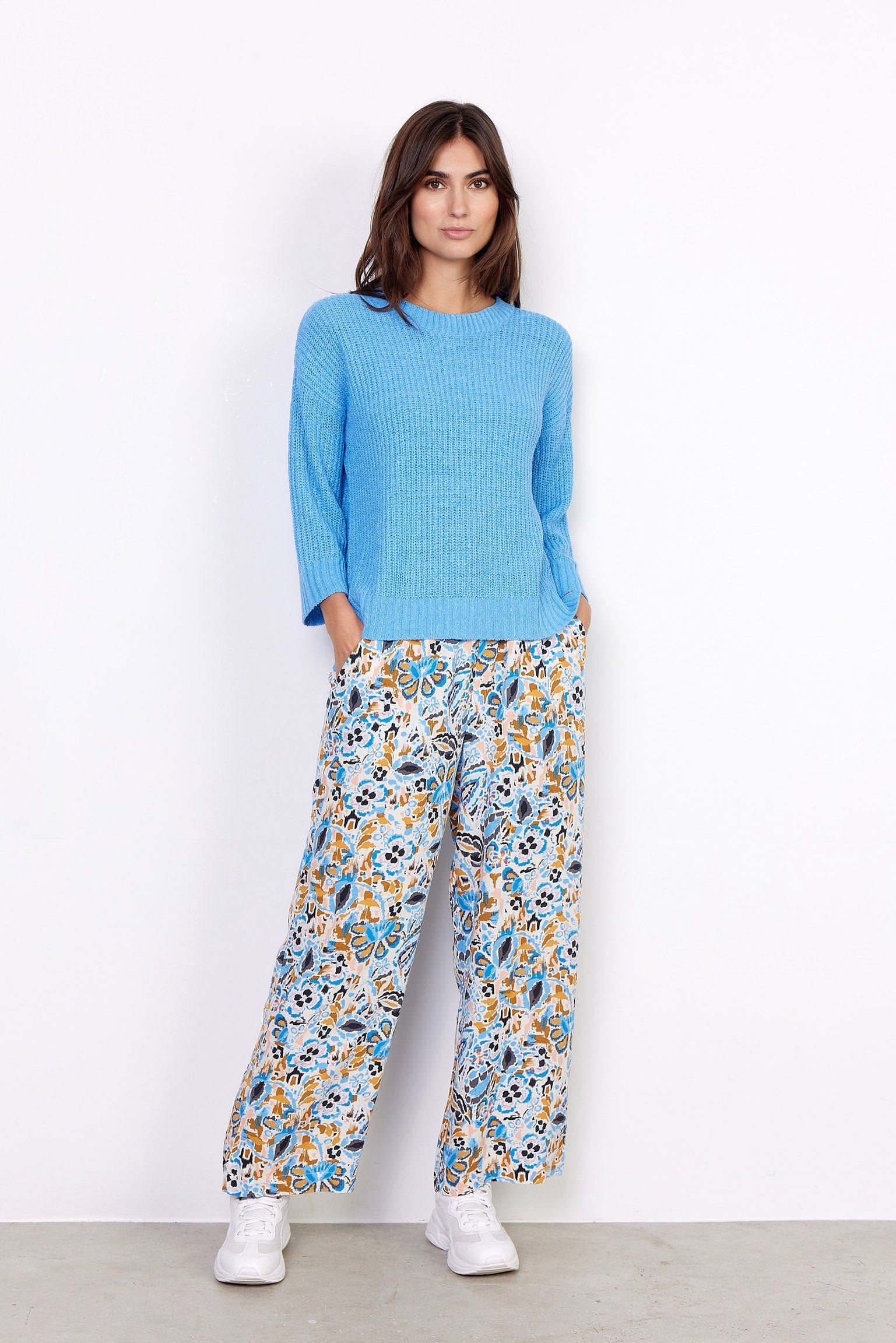 Soya Concept Glenda Jumper - Sky Blue