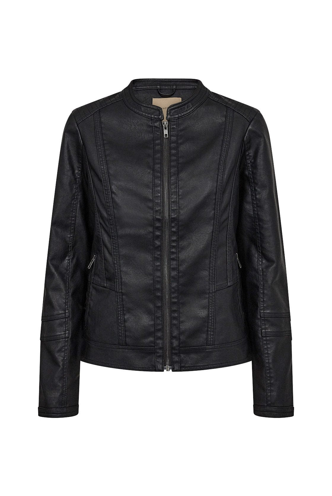 Soya Concept Gunilla Faux Leather Jacket - Black