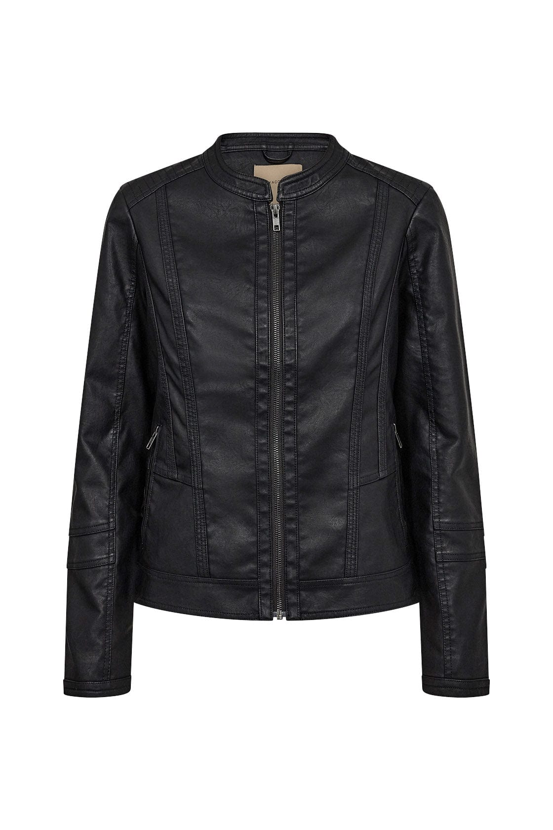 Soya Concept Gunilla Faux Leather Jacket - Black