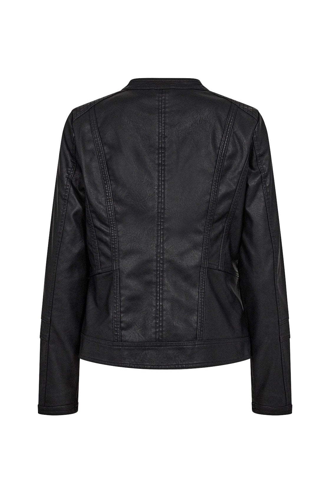 Soya Concept Gunilla Faux Leather Jacket - Black