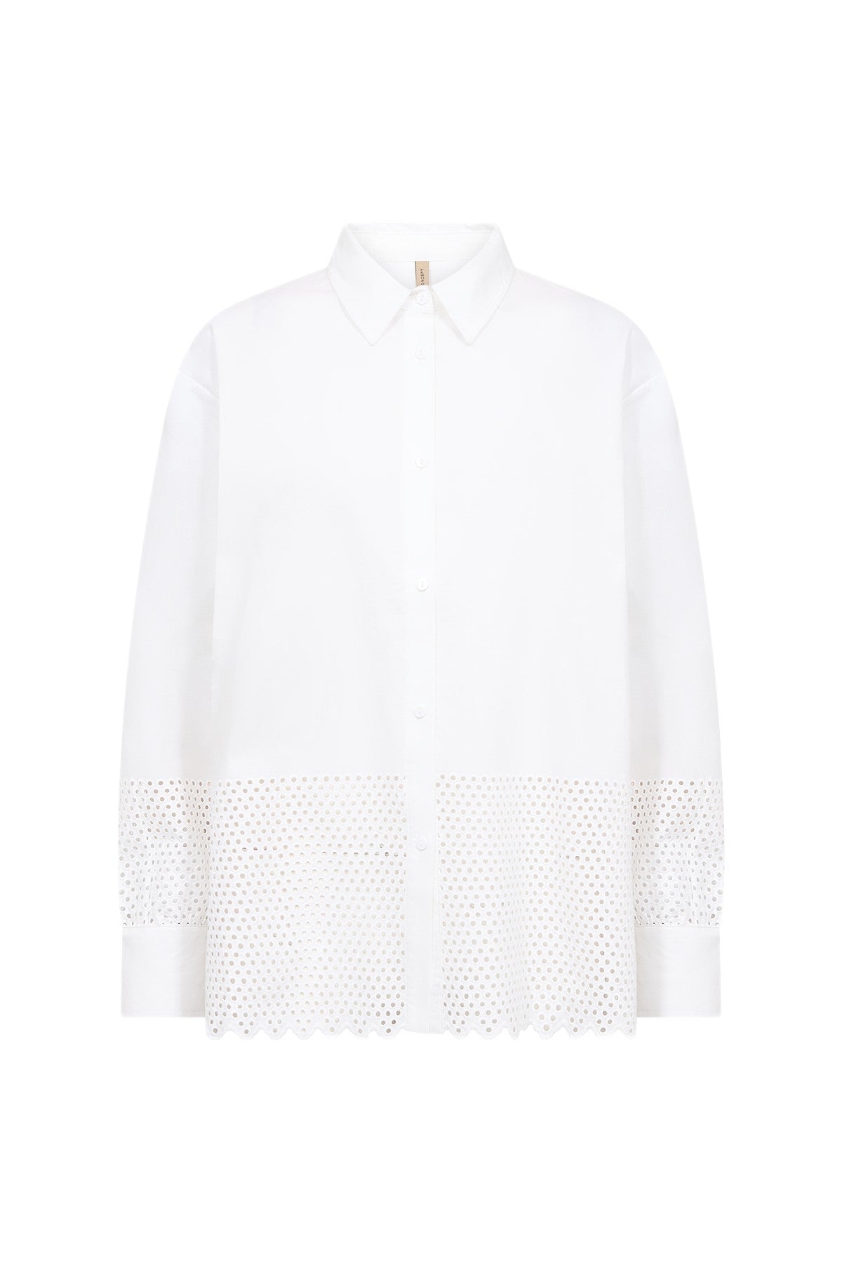 Soya Concept Hakima Cut-Out Detail Shirt - White