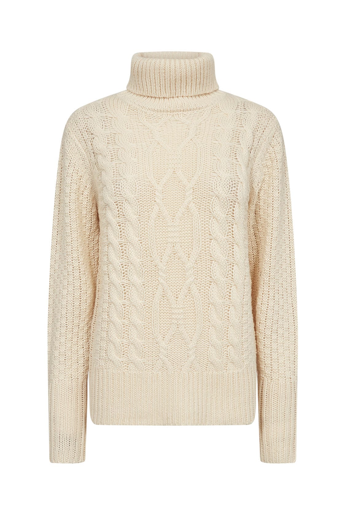 Soya Concept Ibbe Cable Knit Jumper - Cream