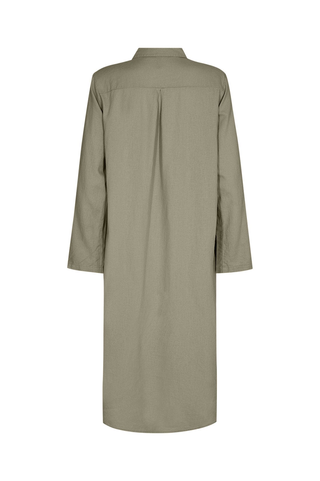 Soya Concept Ina Button Through Dress - Dusky Green