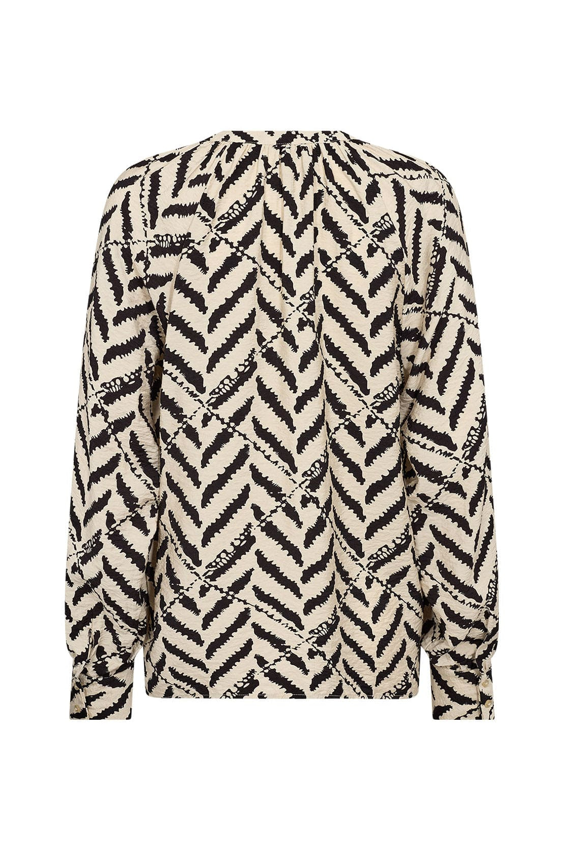 Soya Concept Inarose Printed Blouse - Black Combi