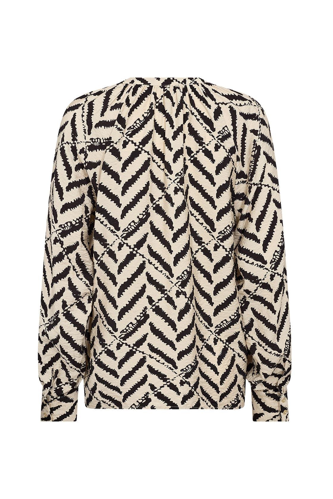 Soya Concept Inarose Printed Blouse - Black Combi