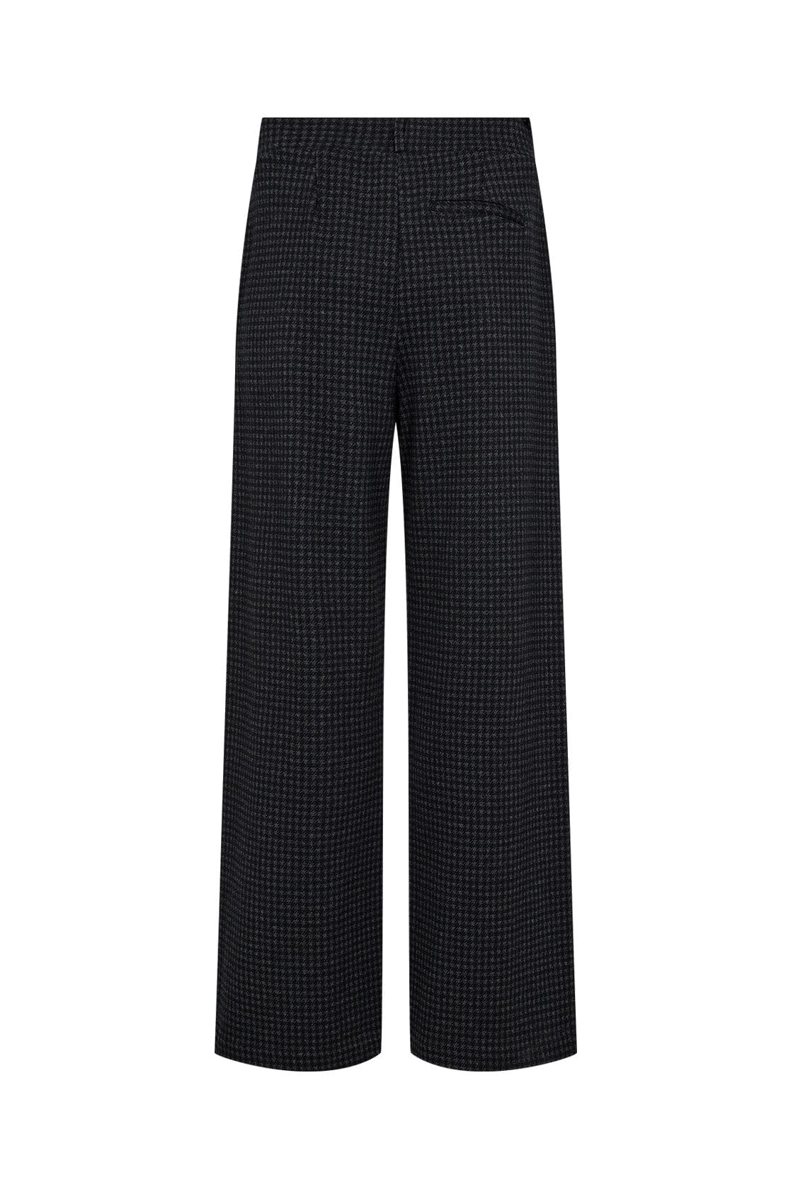 Soya Concept Isobel Dogtooth Jersey Trousers - Black Combi