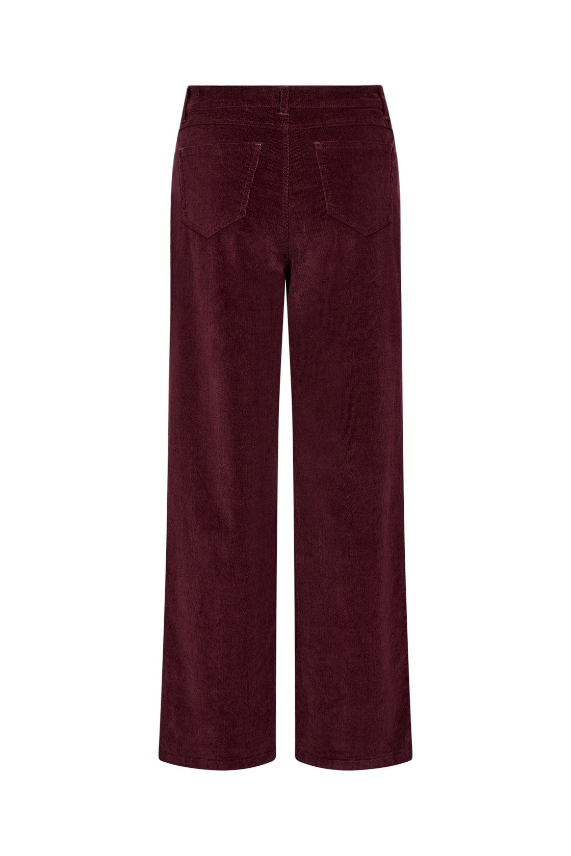 Soya Concept Ivalou Straight Leg Needlecord Trousers - Wine