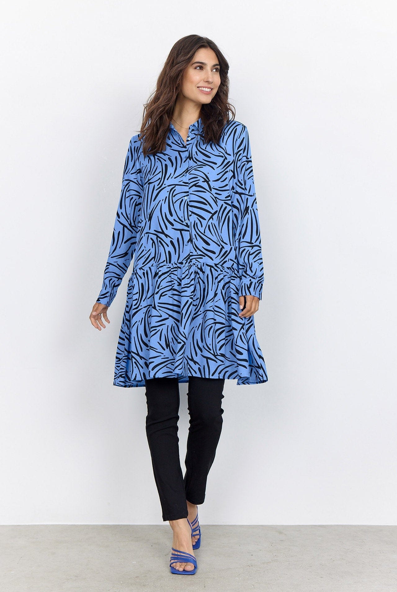 Soya Concept Jodie Tunic - Bright Blue Combi