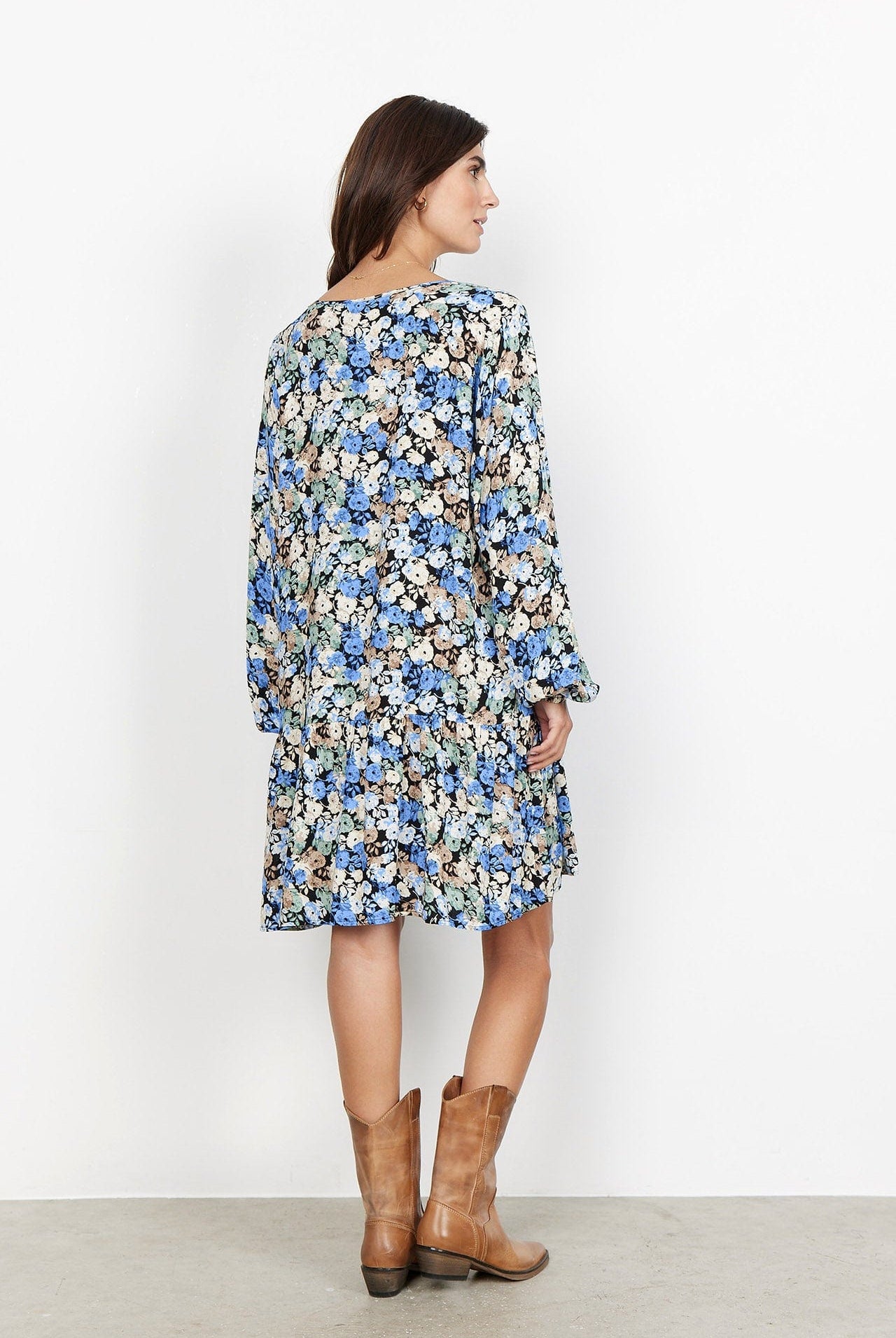 Soya Concept Joleen Dress - Bright Blue Combi