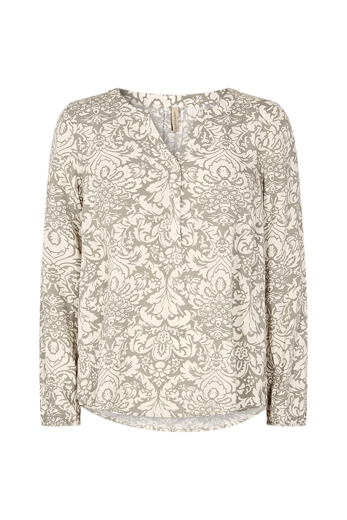 Soya Concept Kiddie Blouse - Dusky Green Combi