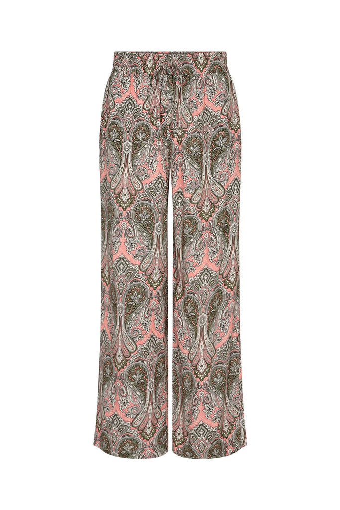 Soya Concept Kija Printed Trousers - Coral Haze Combi