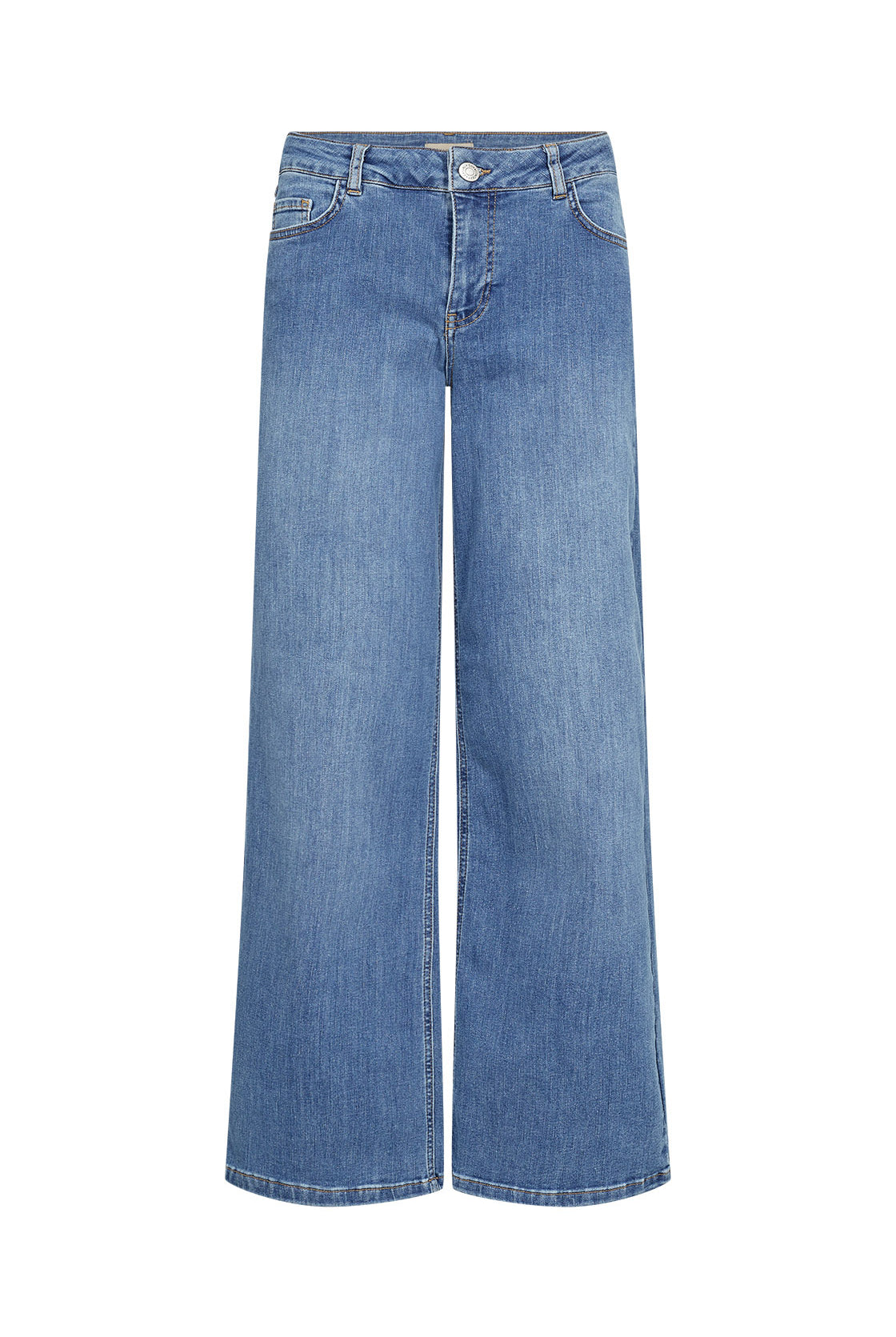 Soya Concept Kimberley 24-B Wide Leg Jeans - Coastal Fjord Med. Blue D