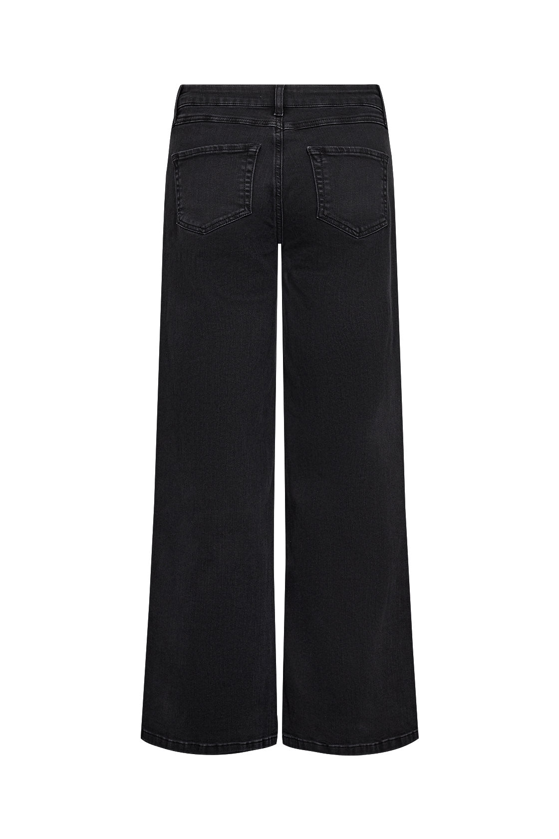 Soya Concept Kimberley 24-B Wide Leg Jeans - Dark Grey Denim