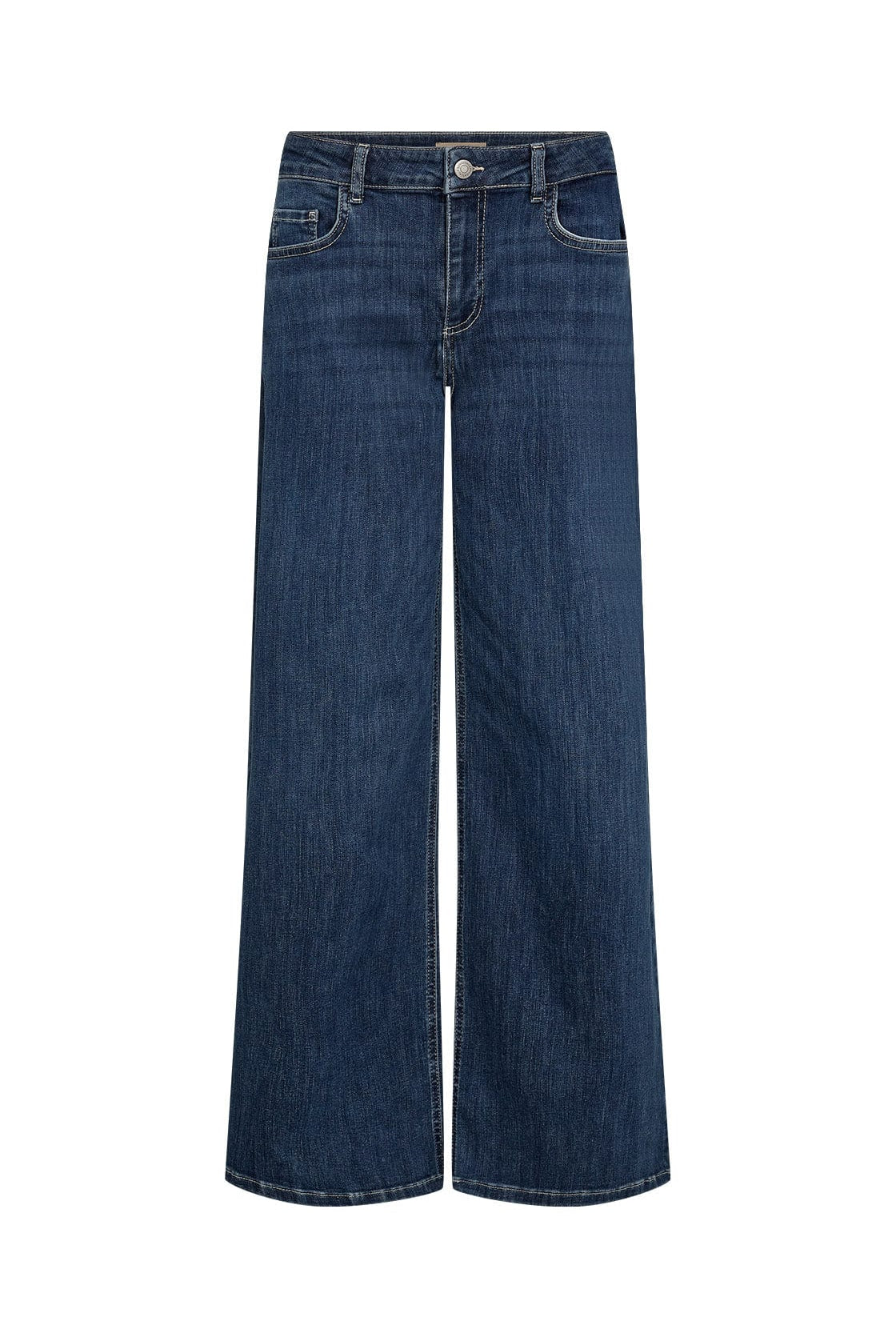 Soya Concept Kimberly 24-B Wide Leg Jeans - Dark Blue Denim