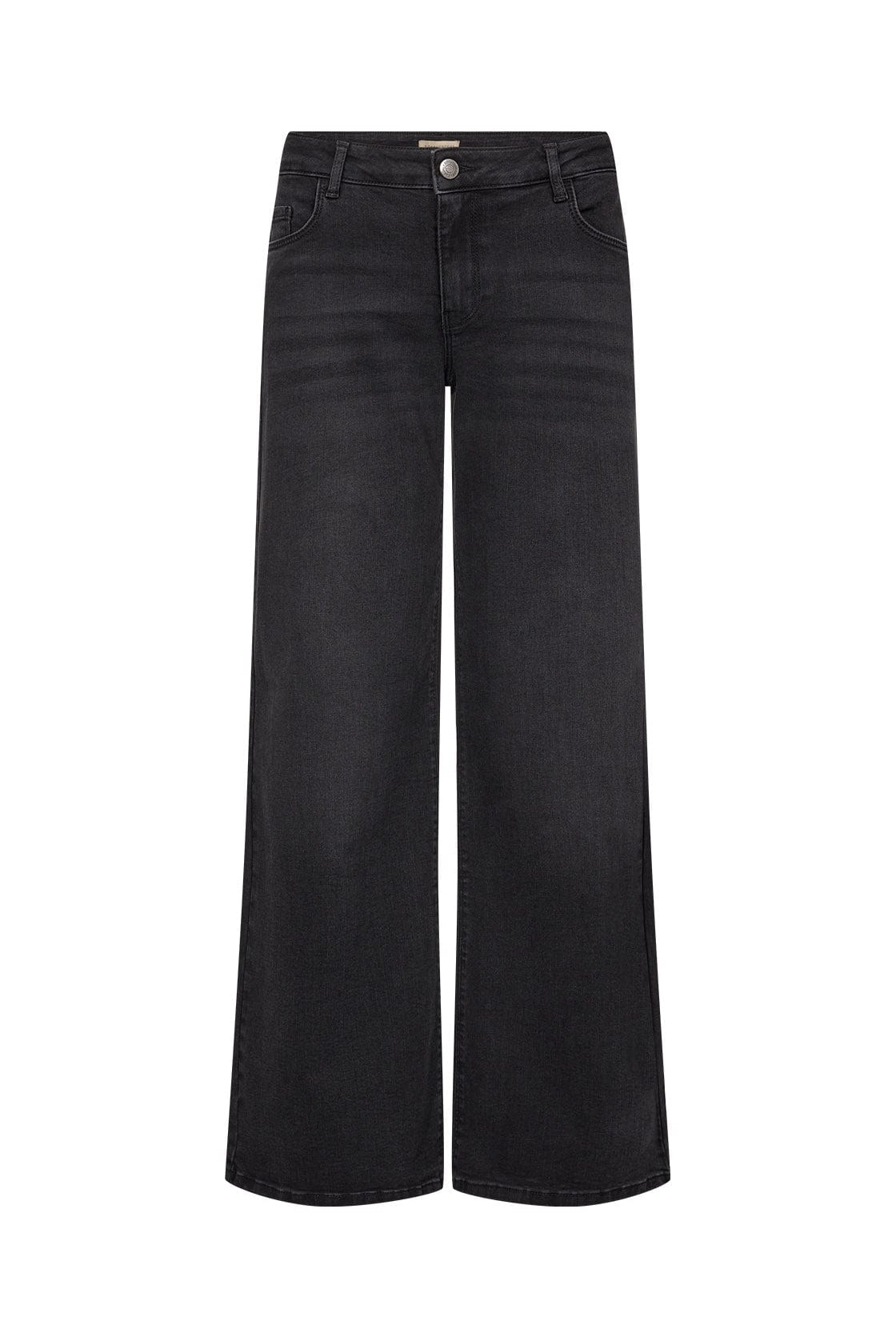 Soya Concept Kimberly 24-B Wide Leg Jeans - Dark Grey Denim