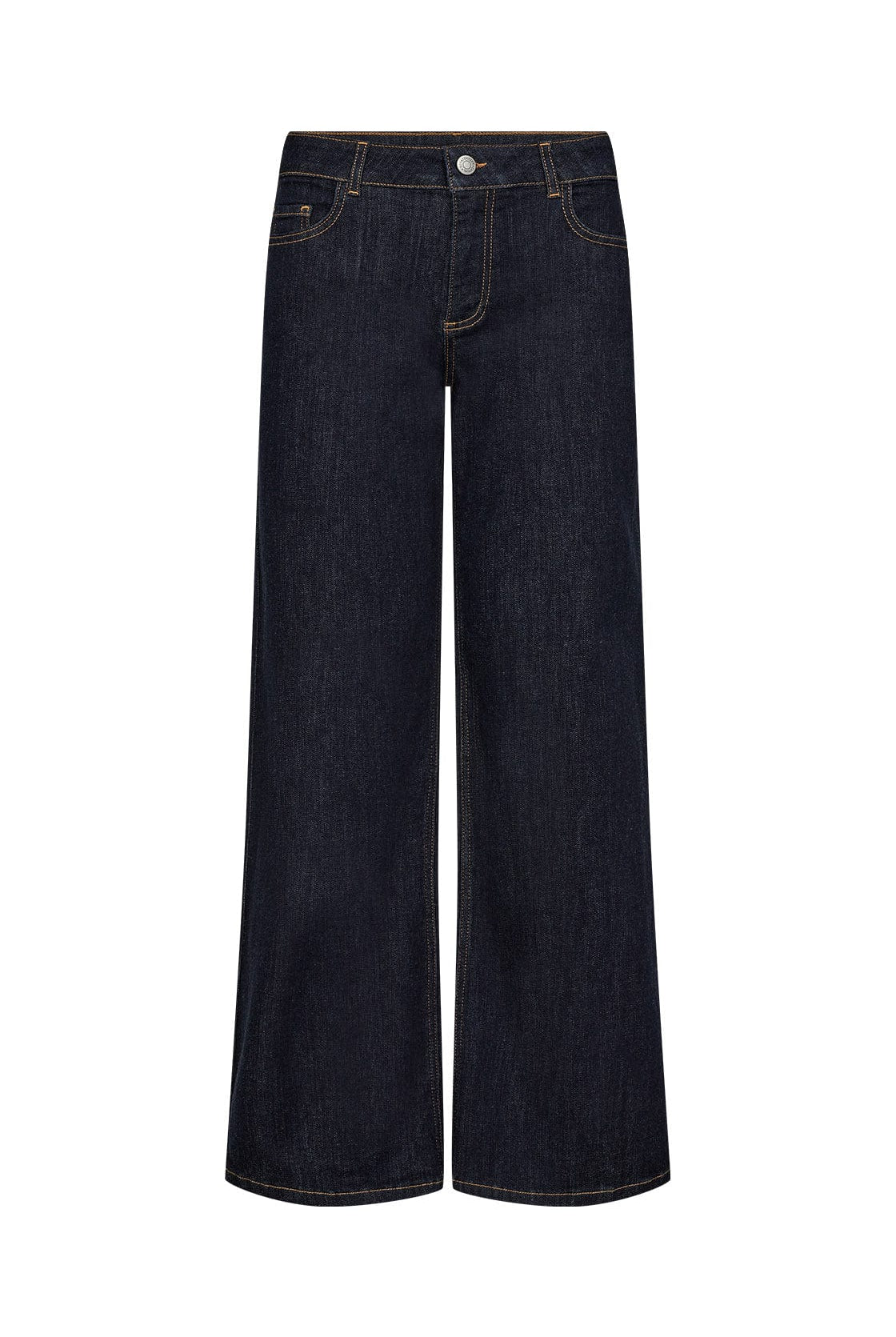 Soya Concept Kimberly 24-B Wide Leg Jeans - Raw Blue Denim