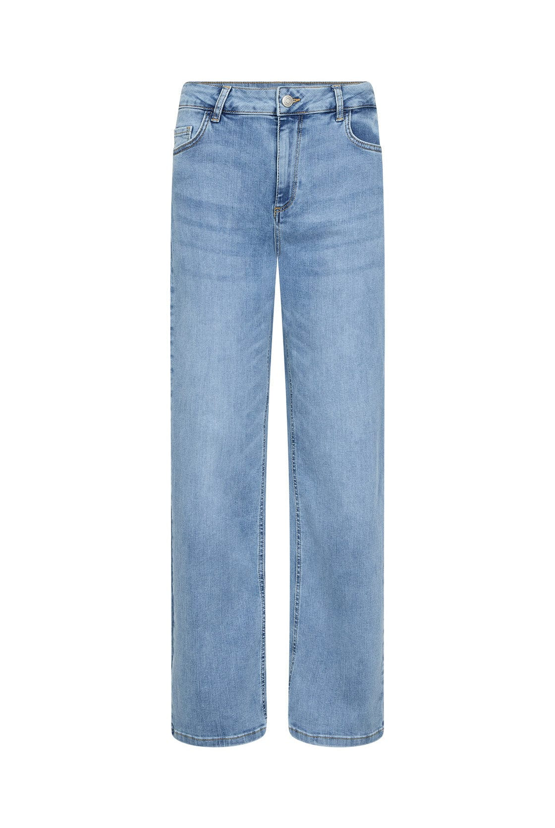 Soya Concept Kimberly 34-B Straight Leg Jeans - Light Blue Denim