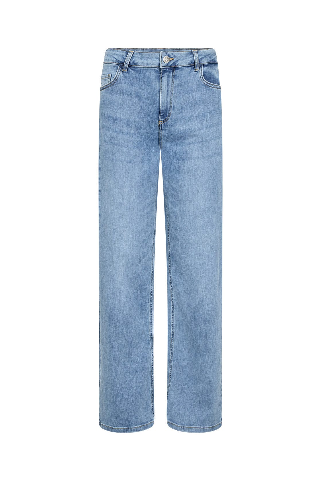 Soya Concept Kimberly 34-B Straight Leg Jeans - Light Blue Denim