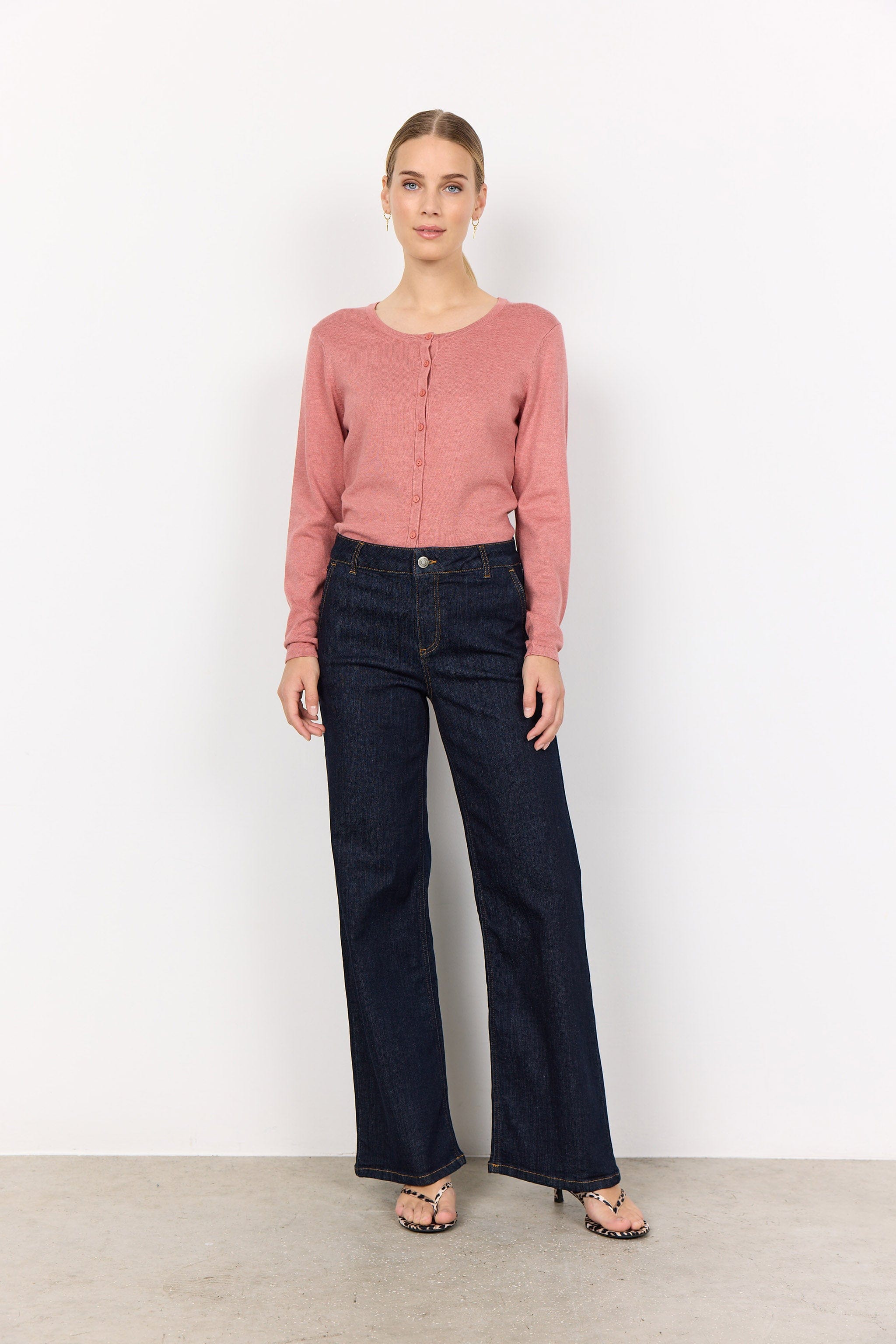 Soya Concept Kimberly 35-B Straight Leg Jeans - Raw Blue Denim