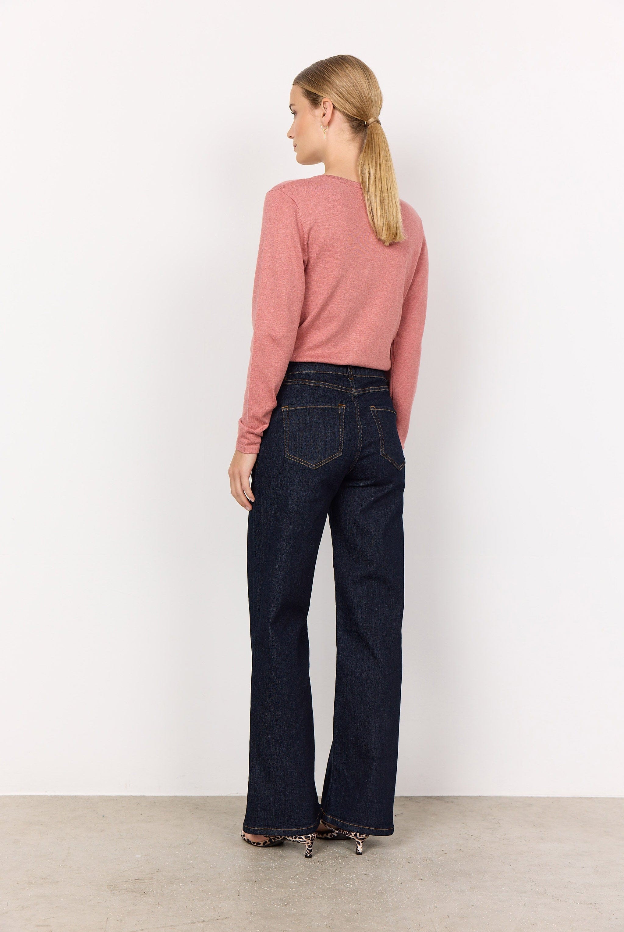 Soya Concept Kimberly 35-B Straight Leg Jeans - Raw Blue Denim