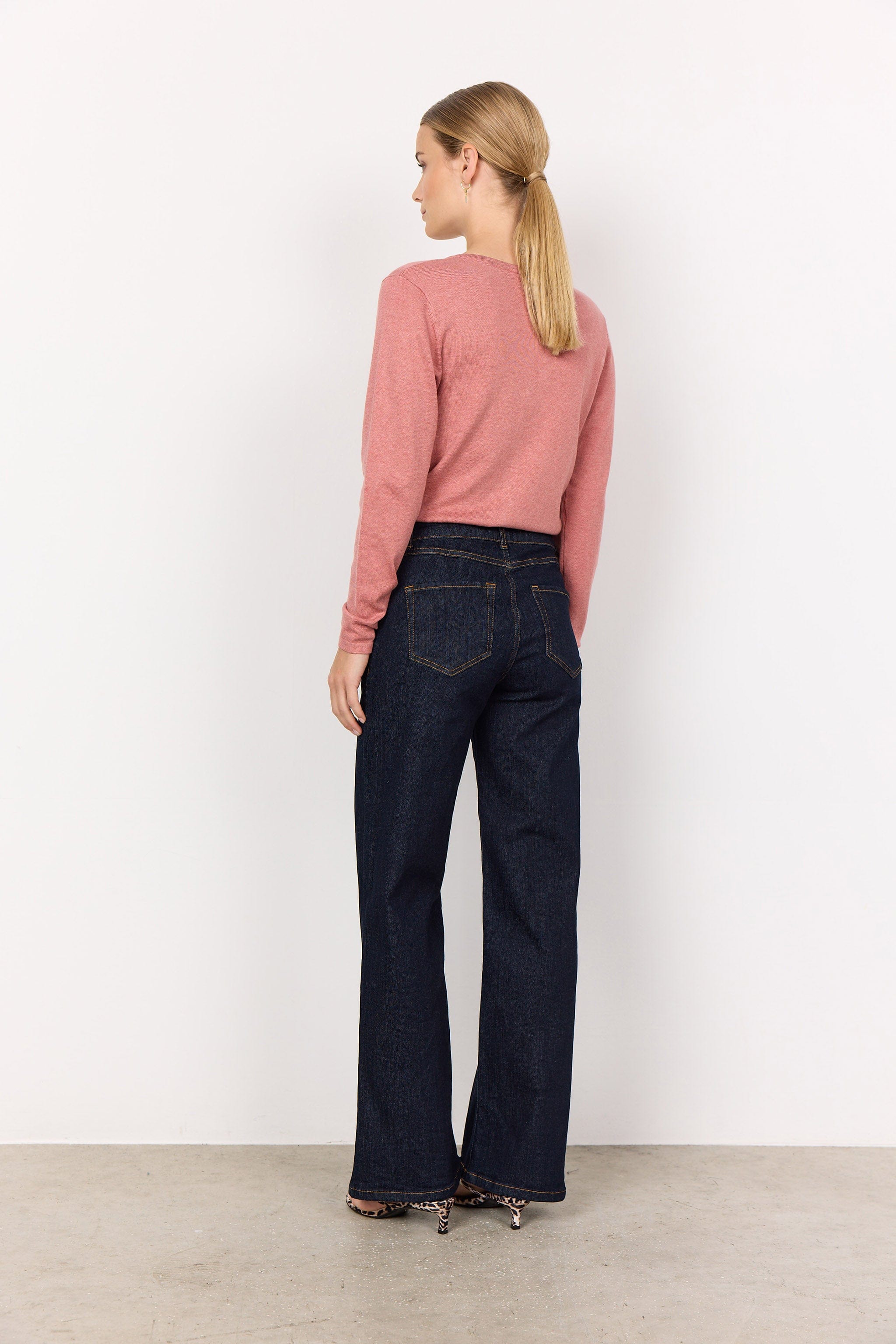 Soya Concept Kimberly 35-B Straight Leg Jeans - Raw Blue Denim