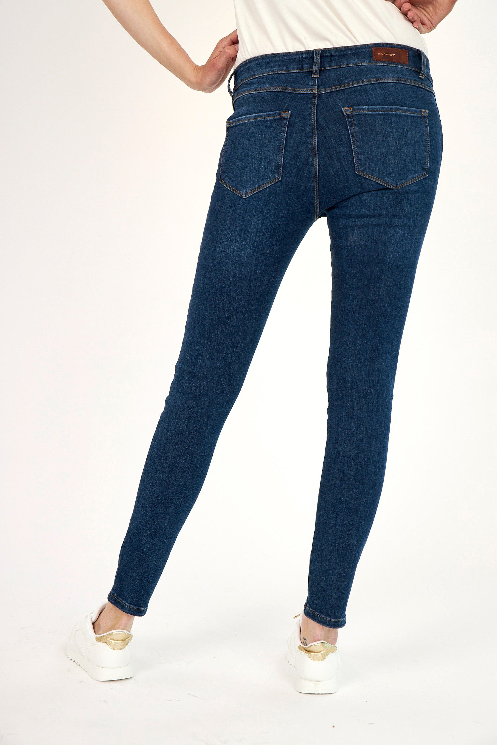Soya Concept Kimberly Patrizia Slim Fit Denim Jeans - Dark Blue