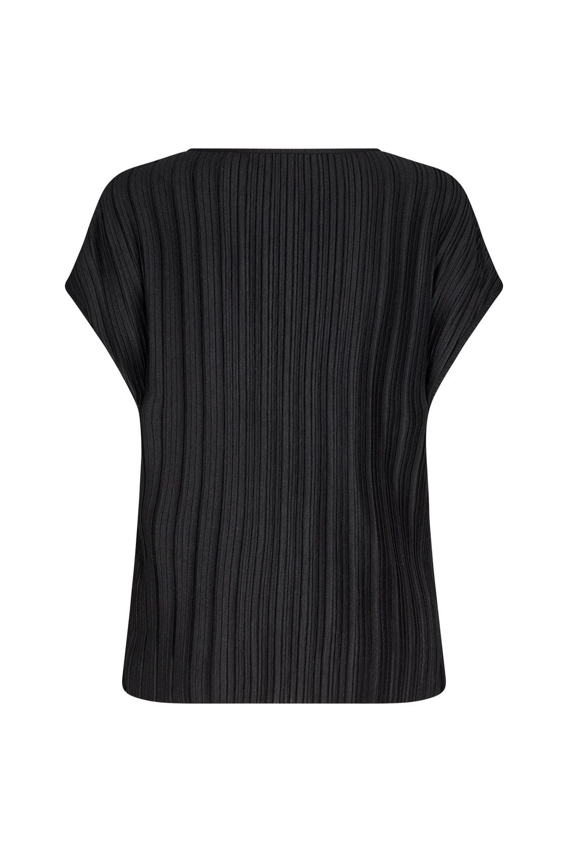 Soya Concept Kirit Plisse Top - Black