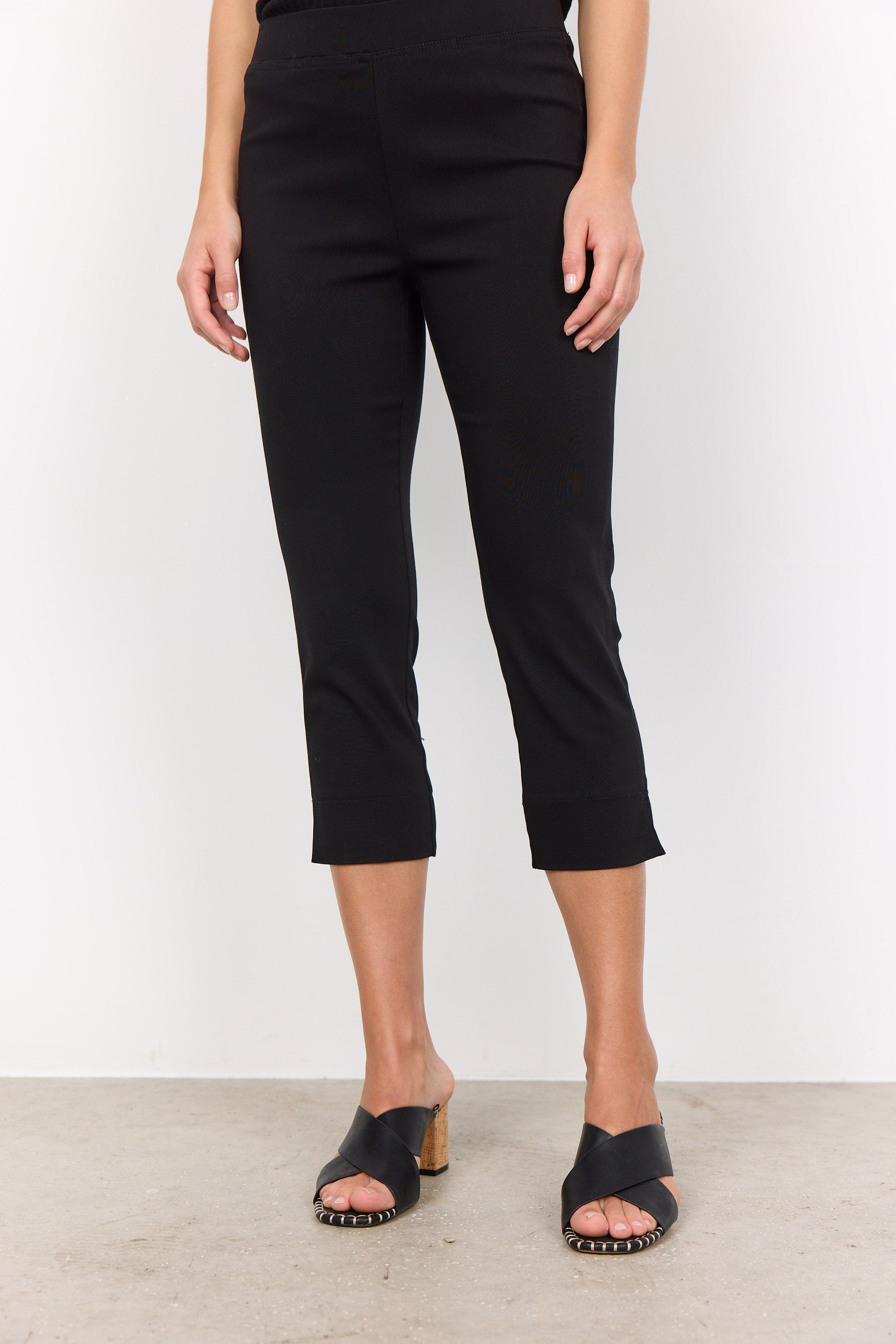 Soya Concept Lilly Cropped Trousers - Black