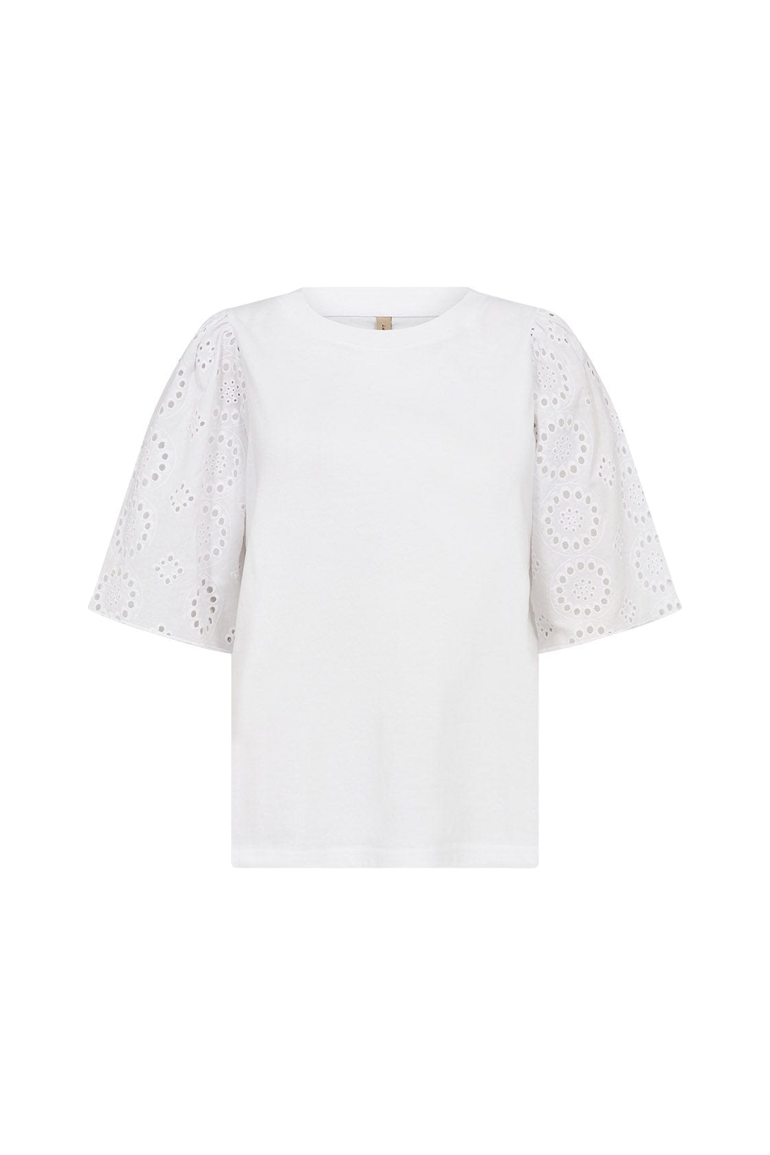 Soya Concept Loraine Broderie Anglaise Top - White