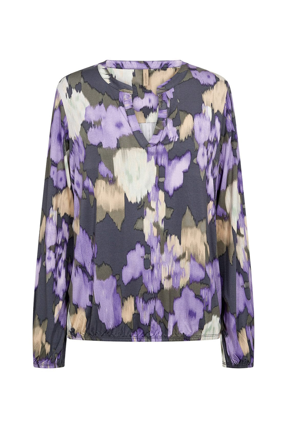 Soya Concept Marica Printed Top - Lilac Breeze Combi