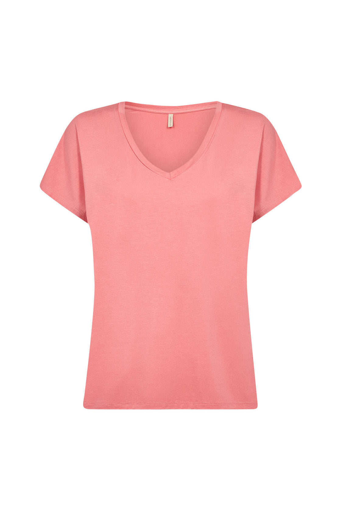 Soya Concept Marica V-Neck T-Shirt - Rapture Rose
