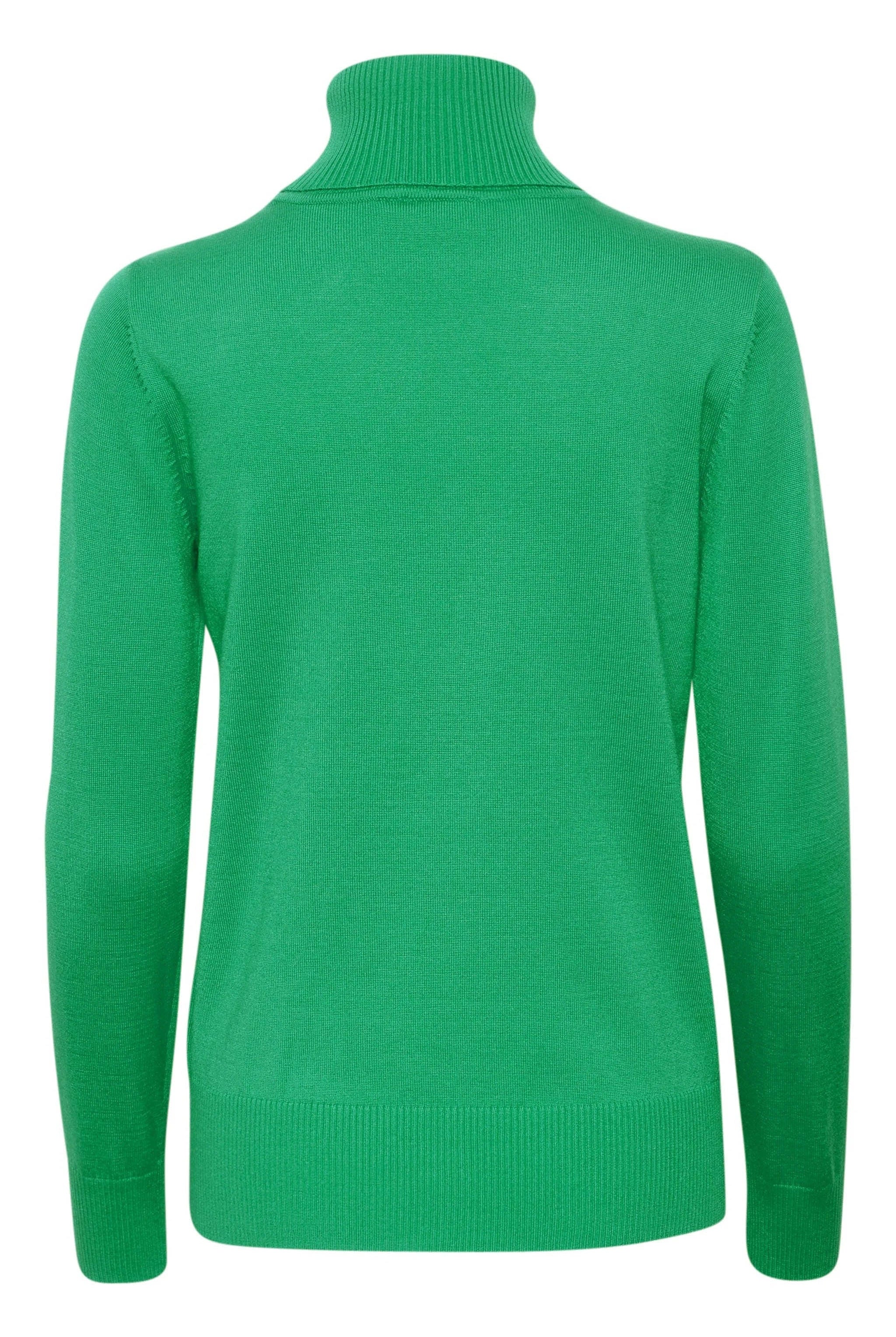 Soya Concept Mila Roll Neck Jumper - Verdant Green