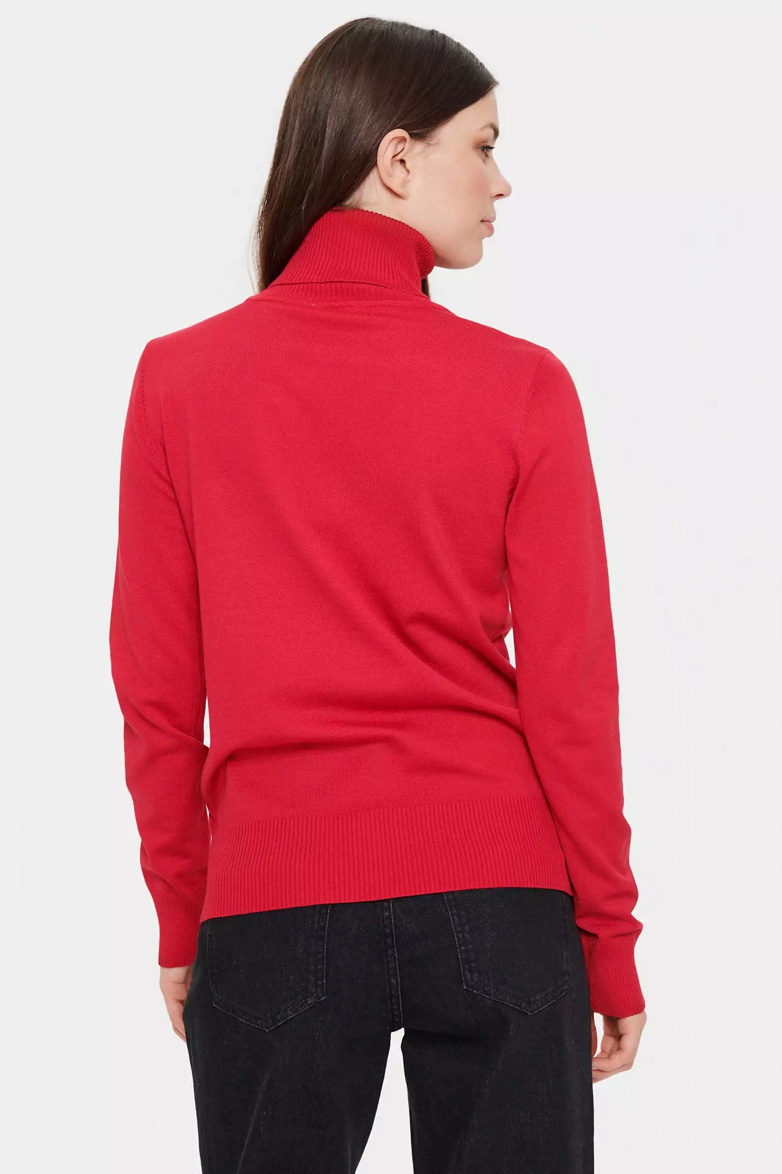 Soya Concept Mila Roll Neck Jumper - Winterberry