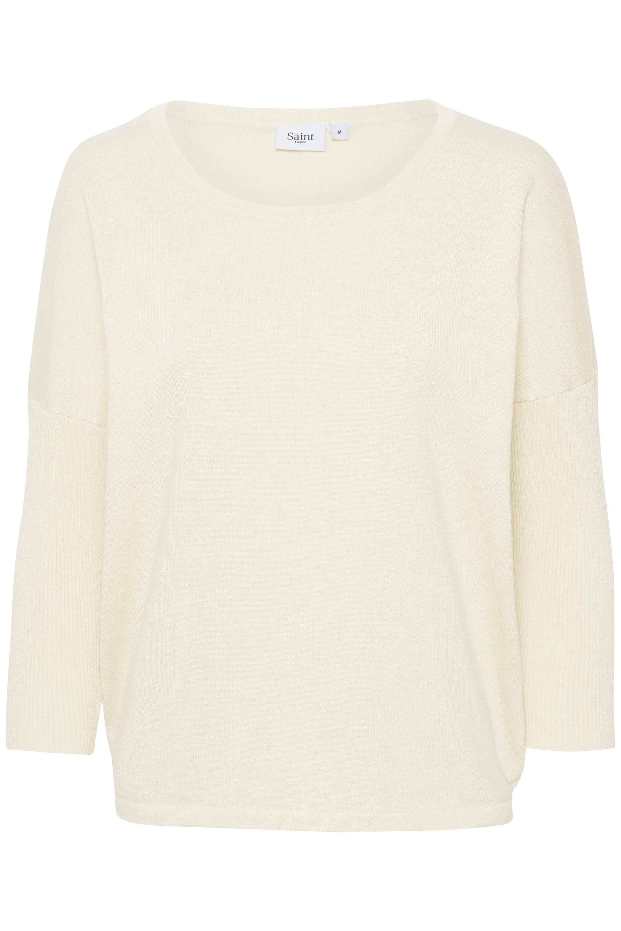 Soya Concept Mila Round Neck Jumper - Ice