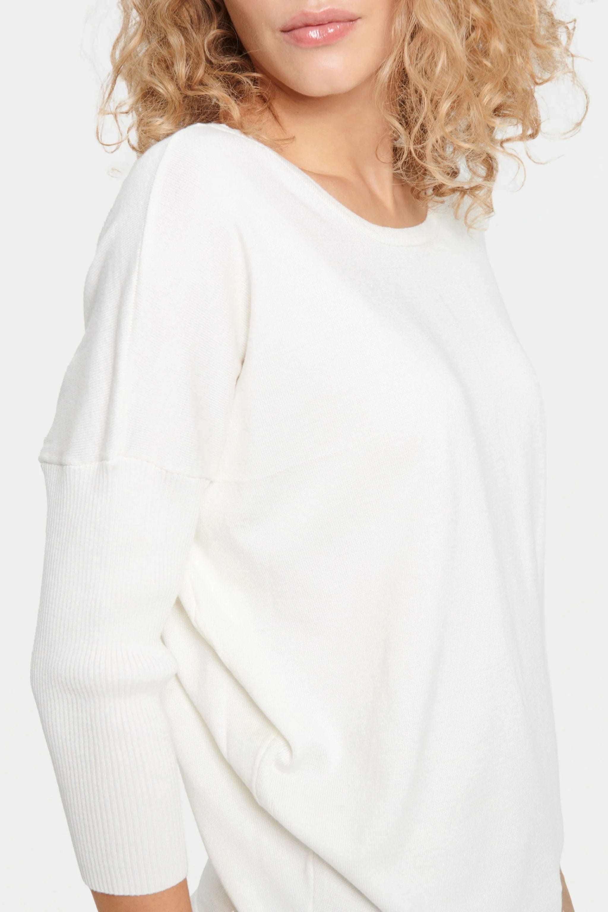 Soya Concept Mila Round Neck Jumper - Ice