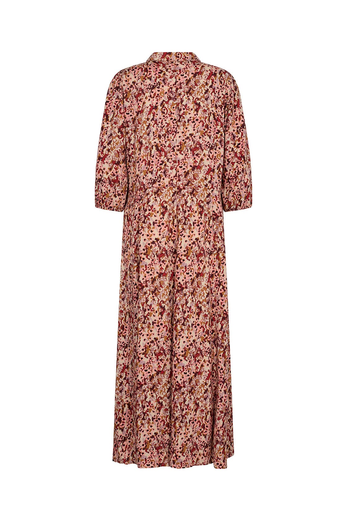 Soya Concept Minea Printed Midi Dress - Berry Combi