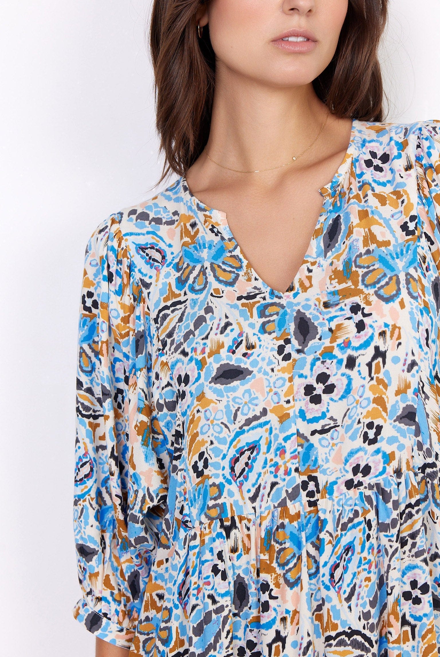 Soya Concept Mitra Dress - Bright Blue Combi