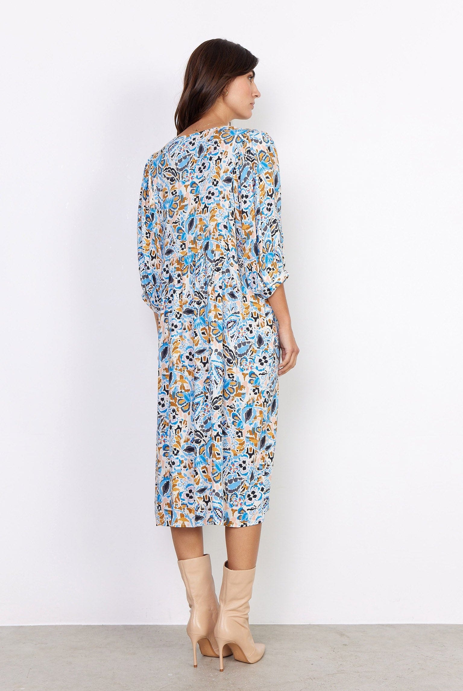 Soya Concept Mitra Dress - Bright Blue Combi