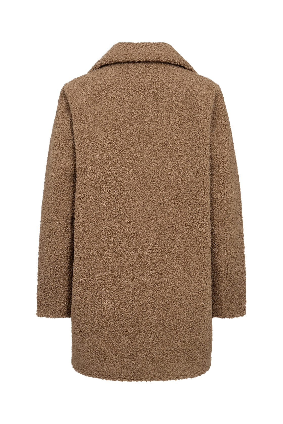 Soya Concept Mukite Teddy Doubled Breasted Coat - Desert Brown