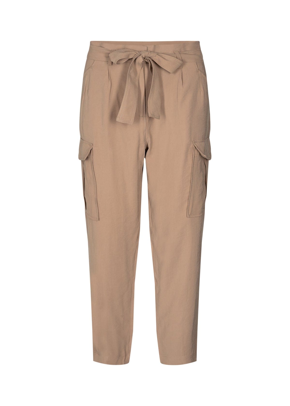 Soya Concept Nabila Belted Cargo Trousers - Camel