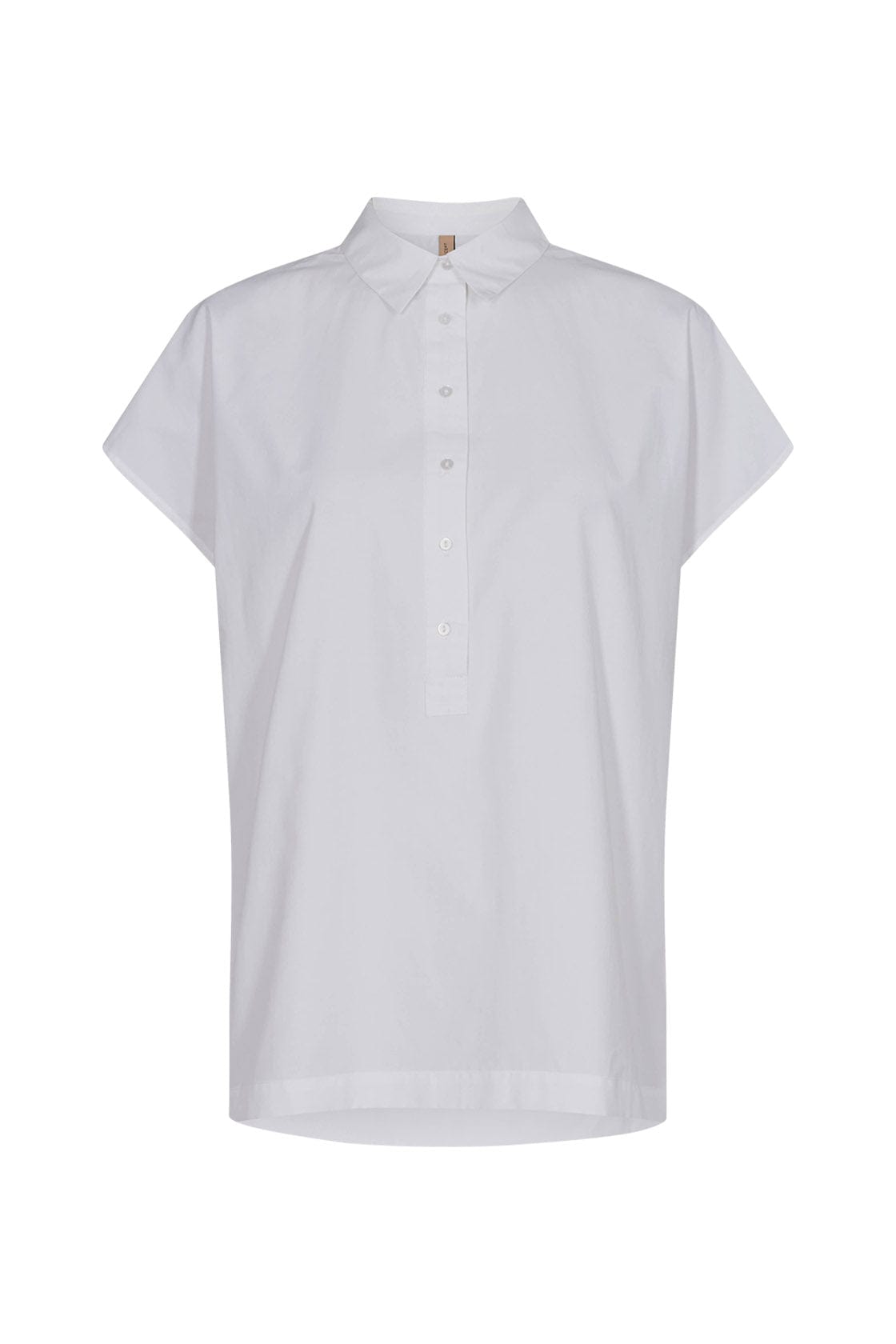 Soya Concept Netti Short Sleeve Shirt - White
